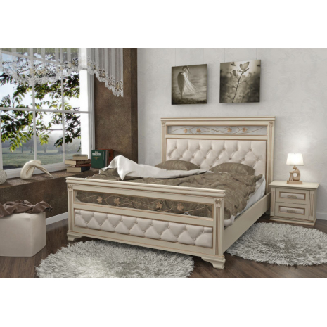 Кровать Valeri LUX по цене 29500 рублей - Односпальные кровати в интернет магазине 'Массив и Я'