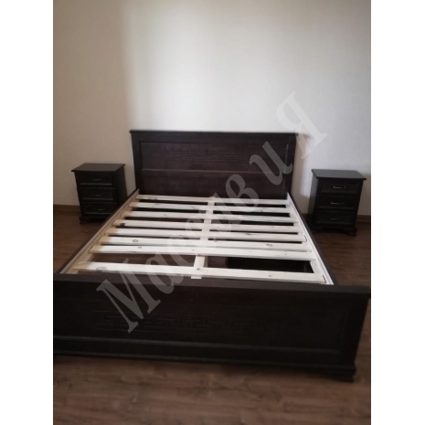 Кровать Венге 3 по цене  рублей - Фото от покупателей в интернет магазине 'Массив и Я'