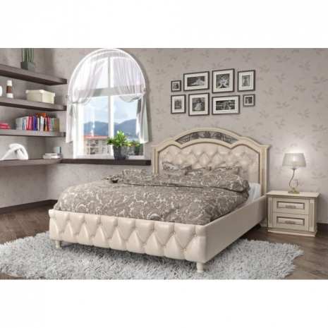 Кровать "Лаура 110" по цене 31650 рублей - Односпальные кровати в интернет магазине 'Массив и Я'