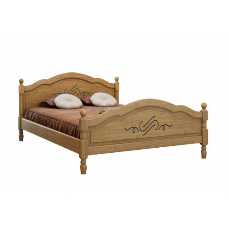 Кровать Fabio Native по цене 13280 рублей - Полутороспальные кровати в интернет магазине 'Массив и Я'