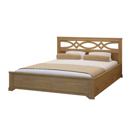 Кровать Parmalano Wood по цене 13350 рублей - Полутороспальные кровати в интернет магазине 'Массив и Я'