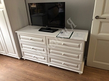 Комод белый 6 ящиков
