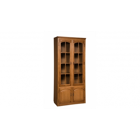 Шкаф книжный "Элбург 130" по цене 41470 рублей - Мебель Элбург в интернет магазине 'Массив и Я'