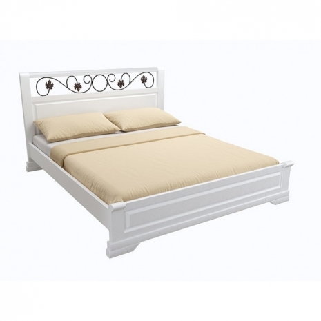 Кровать Флора по цене 20500 рублей - Односпальные кровати в интернет магазине 'Массив и Я'
