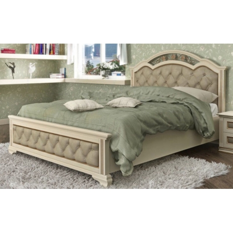Кровать Viana Valle LUX-model 2 по цене 28000 рублей - Полутороспальные кровати в интернет магазине 'Массив и Я'