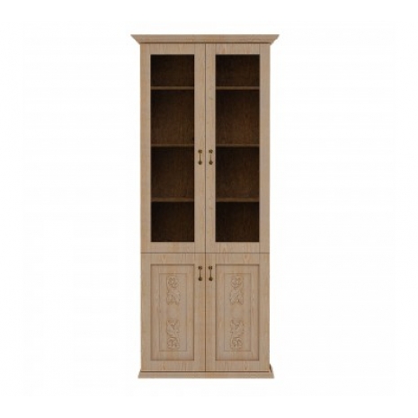 Шкаф книжный Резной 2.2 по цене 41422 рублей - Мебель Резная в интернет магазине 'Массив и Я'