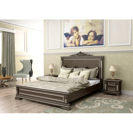 Кровать Kampanario LUX-model 2 по цене 42400 рублей - Односпальные кровати в интернет магазине 'Массив и Я'